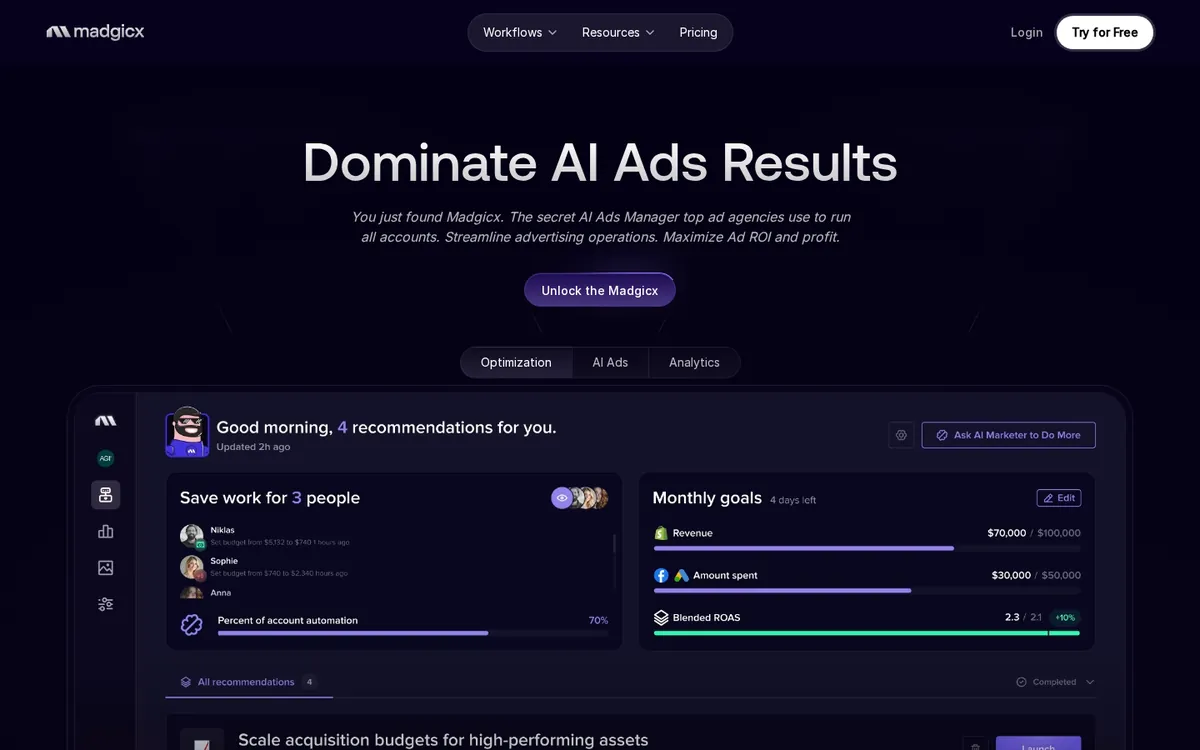 Madgicx's homepage